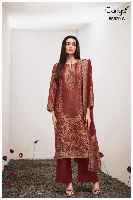 Ganga mairya 5570 wholesale dress material online shopping